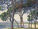 Trees by the Seashore at Antibes by Claude Monet